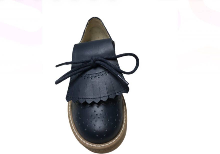 Naturino veter oxford klassieke lederen schoenen Otranto Navy