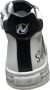 Naturino veter rits hoge lederen sneakers Kelp High Wit zwart - Thumbnail 4