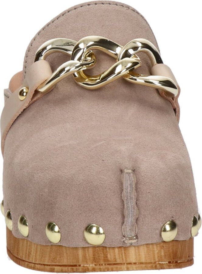 Nelson dames clog Beige