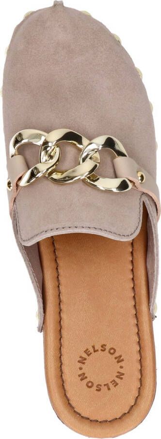 Nelson dames clog Beige