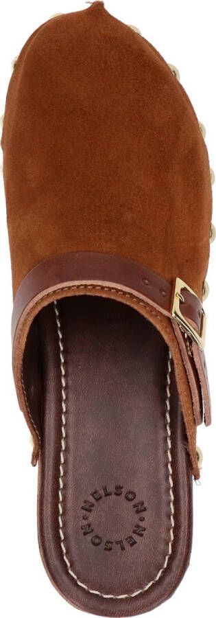 Nelson dames clog Cognac