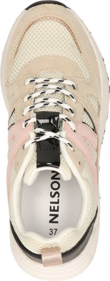 Nelson dames Dad Sneakers Sand