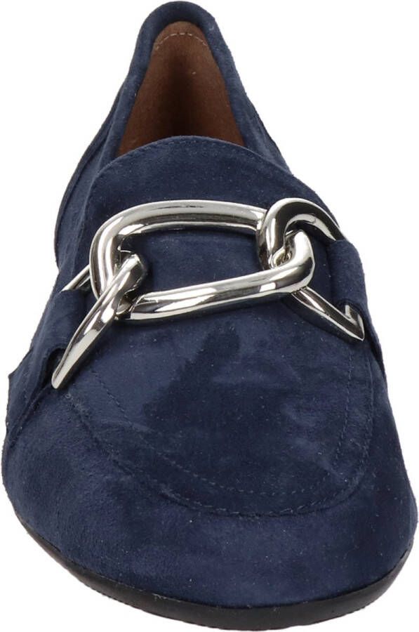 Nelson su de loafers met ketting donkerblauw Schoenen
