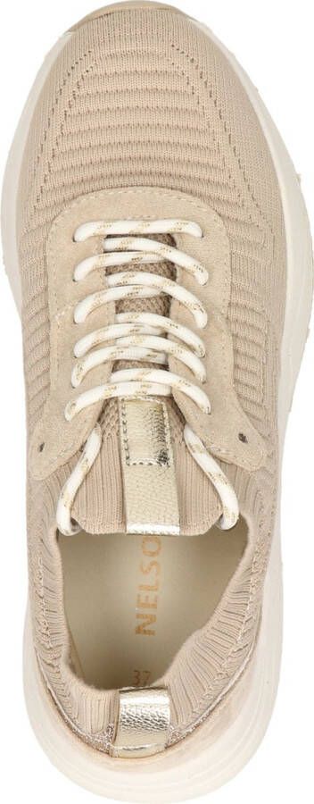 Nelson dames sneaker Beige