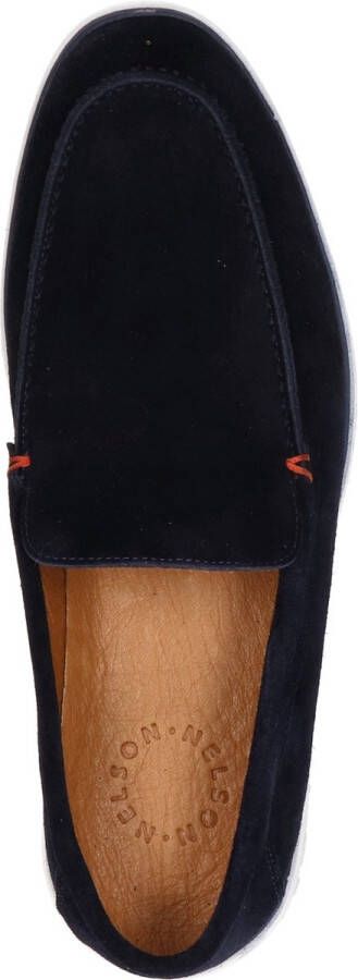 Nelson heren loafer. Blauw