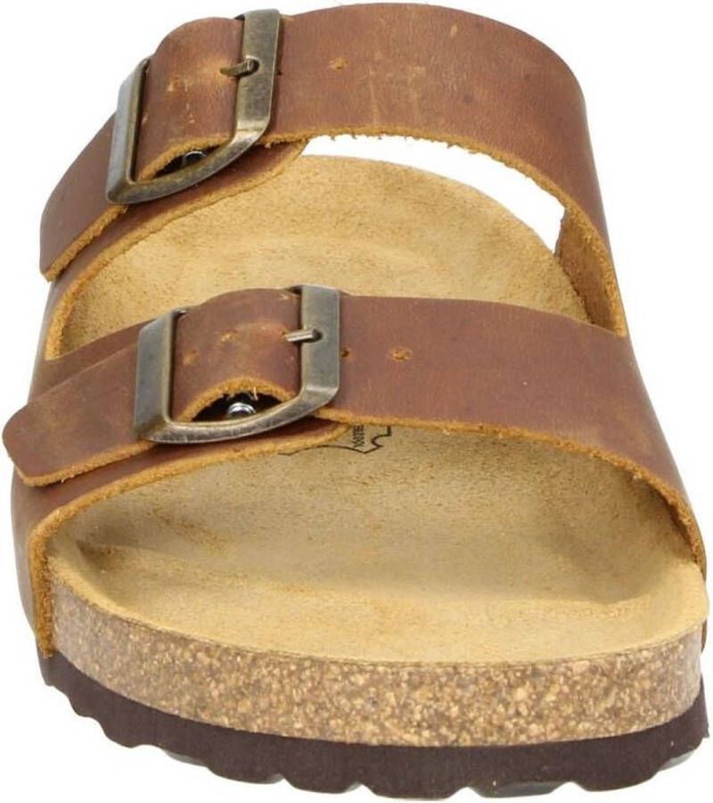 Nelson heren slipper Bruin