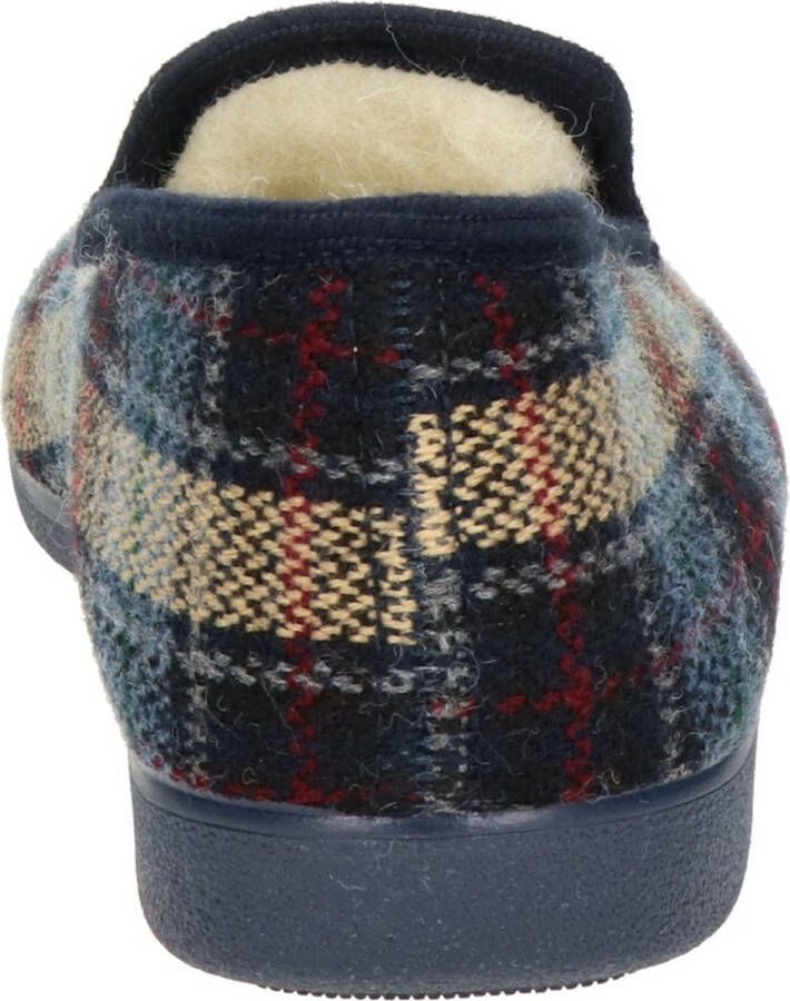 Nelson Home heren pantoffel Blauw multi