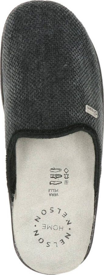 Nelson Home heren pantoffel Zwart