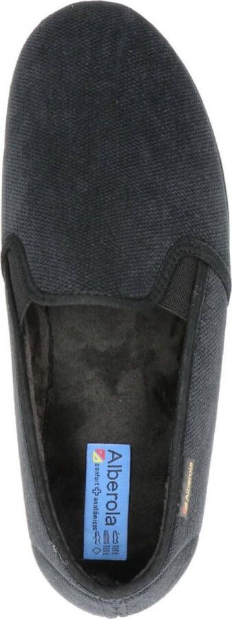 Nelson Home heren pantoffel Zwart
