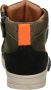 Nelson Kids leren sneakers groen oranje - Thumbnail 6
