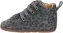 Nelson Kids suède babyschoenen met panterprint grijs Meisjes Suede Panterprint 21 - Thumbnail 6