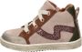 Nelson Kids suède sneakers roze bruin - Thumbnail 5