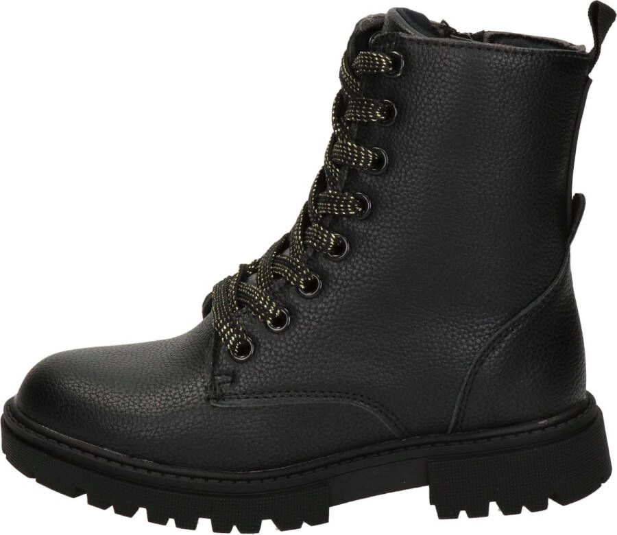 Nelson Kids meisjes veterboot Zwart