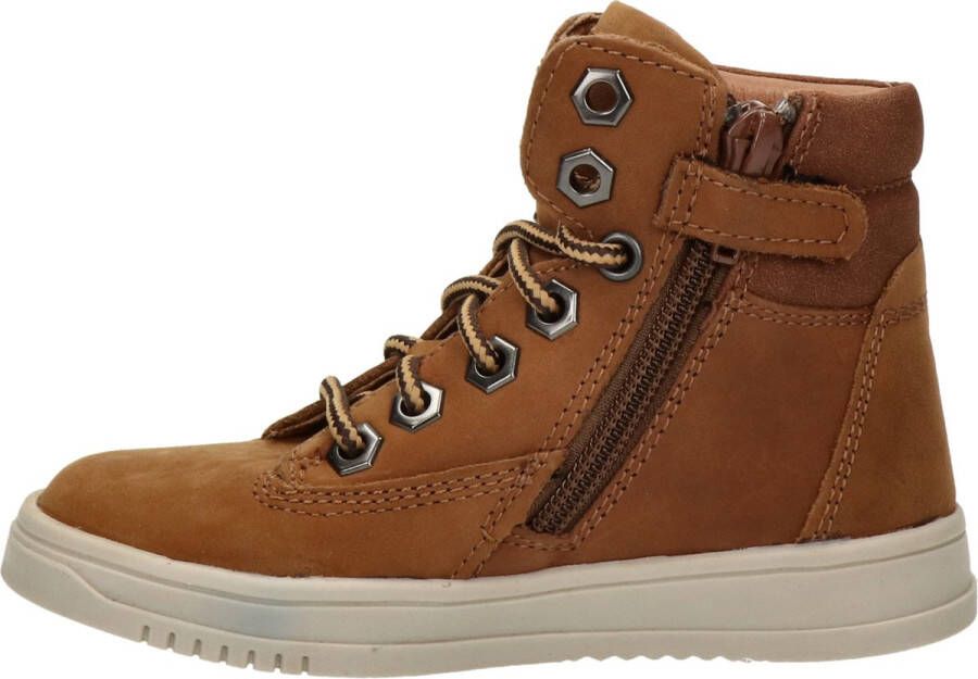 Nelson Kids Nelson jongens veterboot Cognac