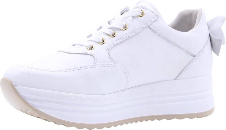 Nero Giardini 306371 Sneakers Leren Sneaker Dames Wit