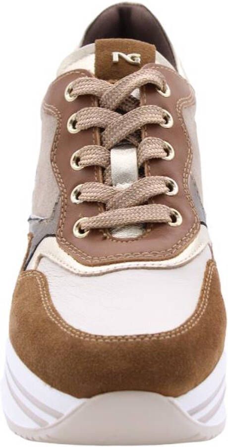 Nerogiardini Stijlvolle vetersneakers Brown Dames - Foto 3
