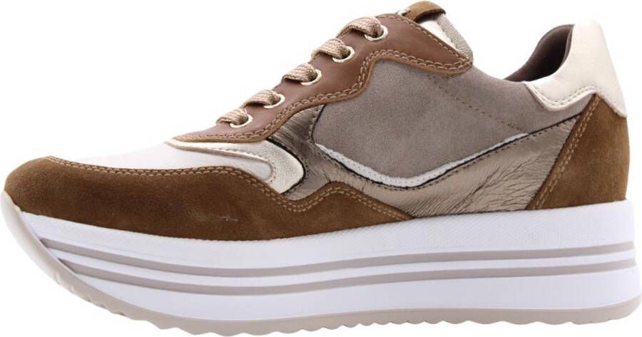 Nerogiardini Stijlvolle vetersneakers Brown Dames - Foto 5