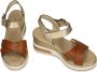 Nerogiardini Bruin Leren Sandalen Stijlvol Comfortabel Ontwerp Multicolor Dames - Thumbnail 4