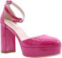 Nerogiardini Elegante leren hoge hakken voor vrouwen Pink Dames - Thumbnail 12