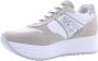 Nero Giardini NeroGiardini E306450D 614 Beige combi kleurige sneaker met rits - Thumbnail 3