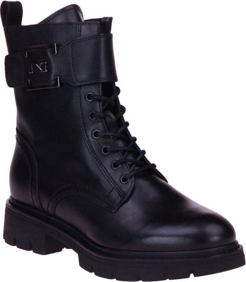 Nero Giardini Zwart Veterboot Gesp
