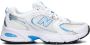 New Balance Retro Sneakers Wit Hemelsblauw - Thumbnail 5