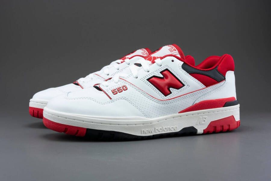 New Balance 550 White Red BB550SE1 WIT Schoenen