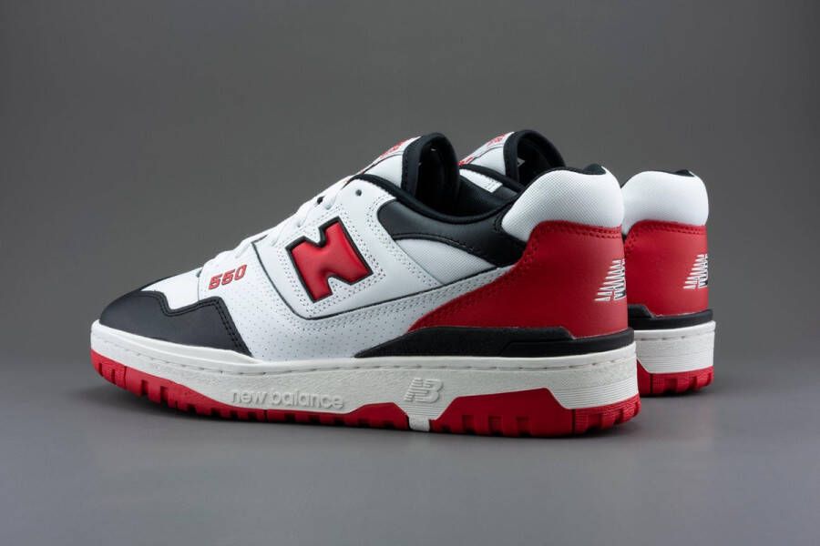 New Balance 550 White Red Black BB550HR1 ZWART Schoenen