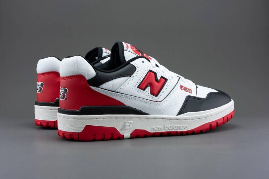 New Balance 550 White Red Black BB550HR1 ZWART Schoenen