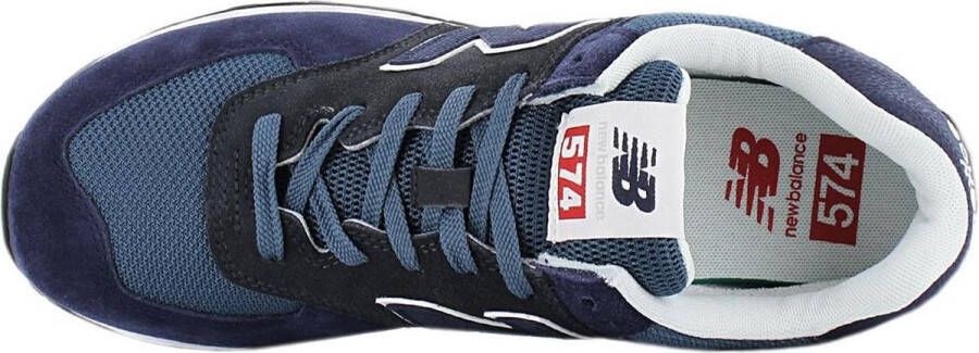 New Balance Classic 574 Heren Sneakers Sportschoenen schoenen Navy Blauw ML574EAE - Foto 10