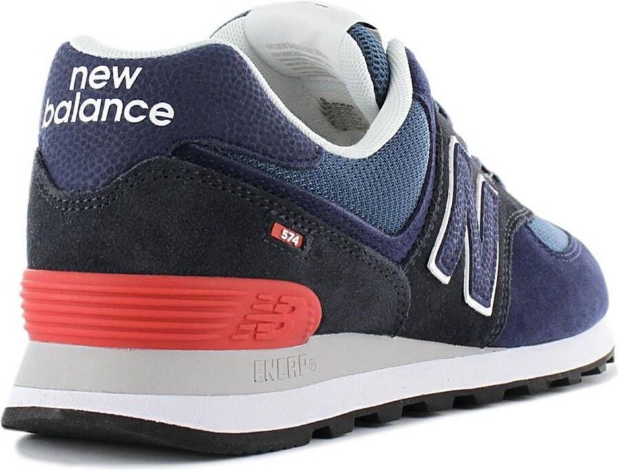 New Balance Classic 574 Heren Sneakers Sportschoenen schoenen Navy Blauw ML574EAE - Foto 11