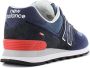 New Balance Classic 574 Heren Sneakers Sportschoenen schoenen Navy Blauw ML574EAE - Thumbnail 12