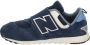 New Balance 574 sneakers donkerblauw wit - Thumbnail 8