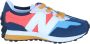 New Balance Blauwe Sneakers 327 Kids - Thumbnail 3