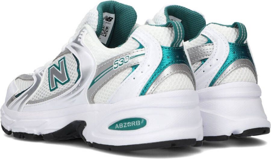 New Balance Mr530 Lage Heren Sneakers Wit Groen