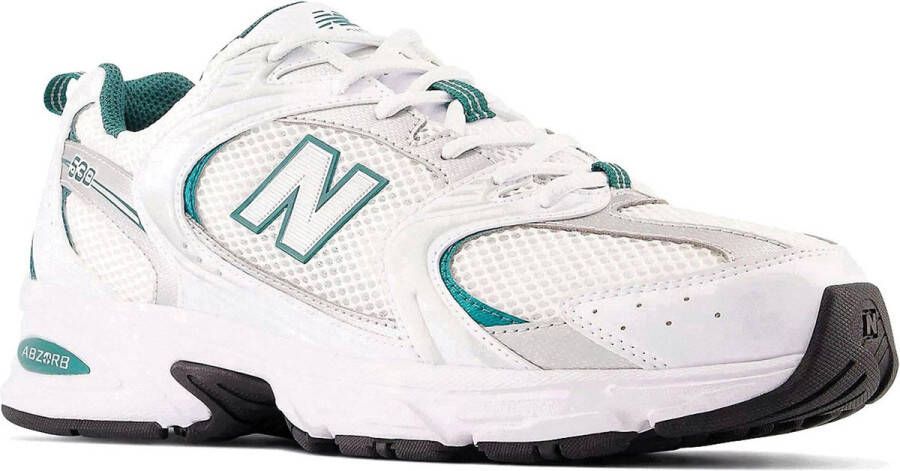 New Balance Mr530 Lage Heren Sneakers Wit Groen