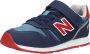 New Balance YV373JA2 voor een jongen Marineblauw Sneakers Sportschoenen - Thumbnail 9