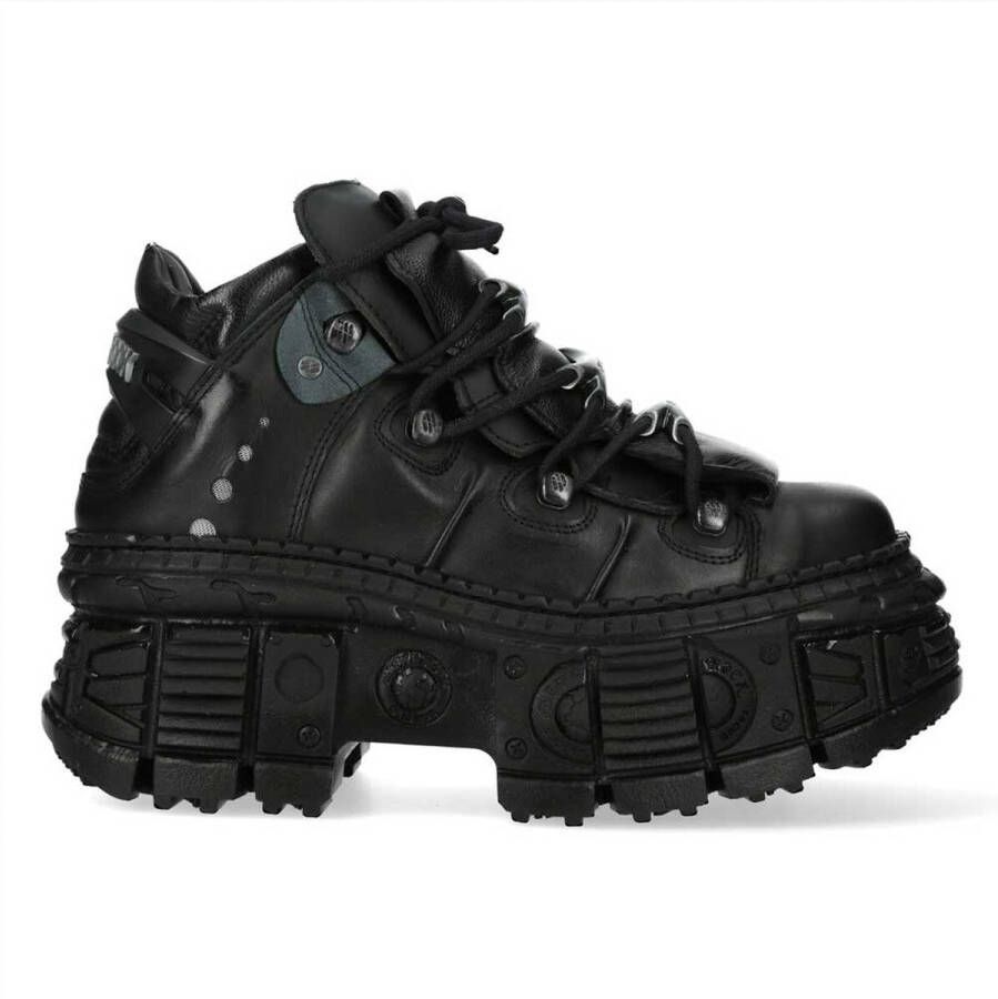 New Rock dames veterboots Zwart
