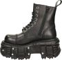 Newrock New Rock M.Tank dames veterboot Zwart - Thumbnail 8
