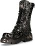 Newrock M.391-S4 vintage flower Gothic boots black (40) - Thumbnail 2