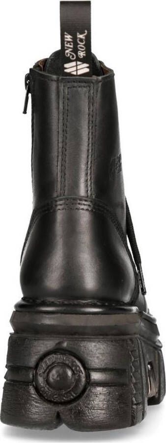 Newrock New Rock Veterlaars 38 Shoes M NEWMILI083 S21 Zwart - Foto 5