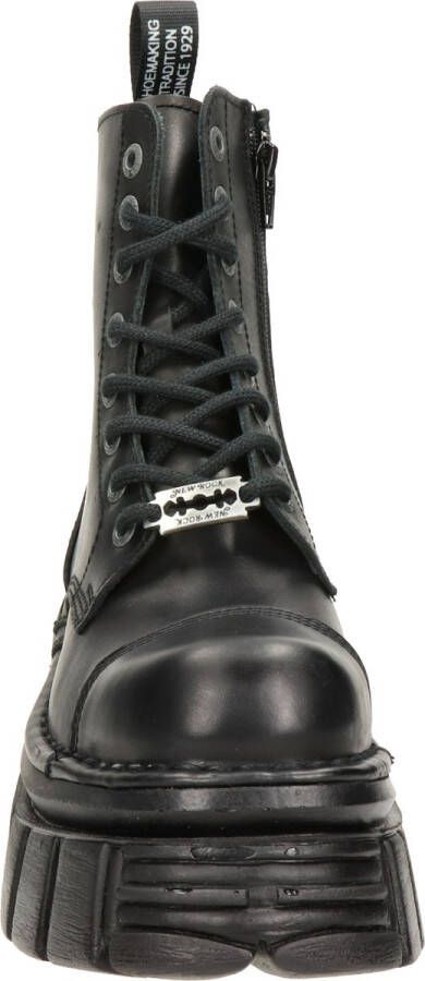 Newrock New Rock Veterlaars 38 Shoes M NEWMILI083 S21 Zwart - Foto 8