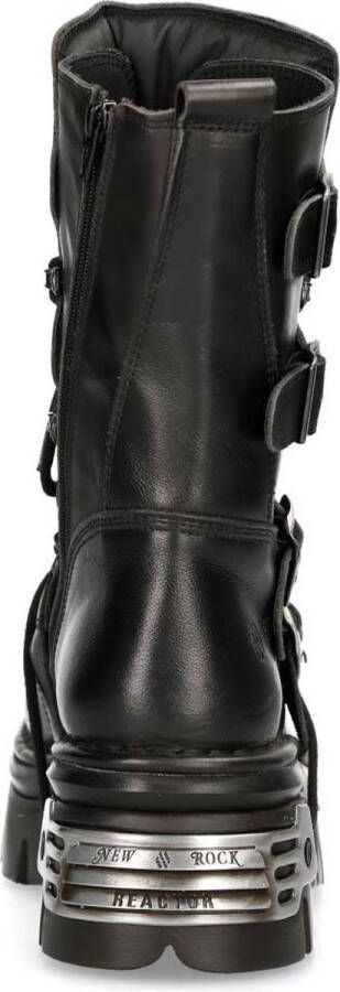 Newrock New Rock unisex veterboot Zwart - Foto 4