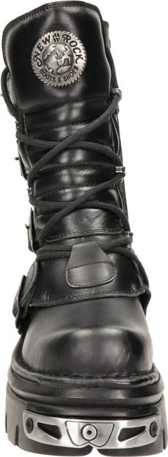 Newrock New Rock unisex veterboot Zwart - Foto 14