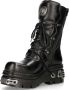 Newrock New Rock unisex veterboot Zwart - Thumbnail 9