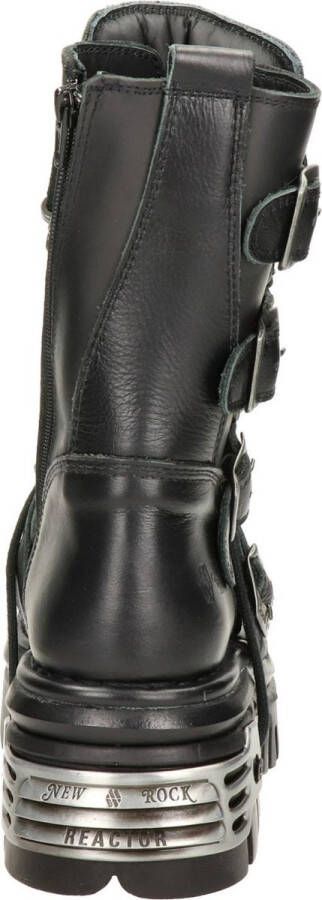 Newrock New Rock unisex veterboot Zwart - Foto 10