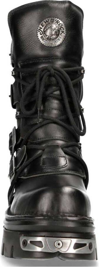 Newrock New Rock unisex veterboot Zwart - Foto 11