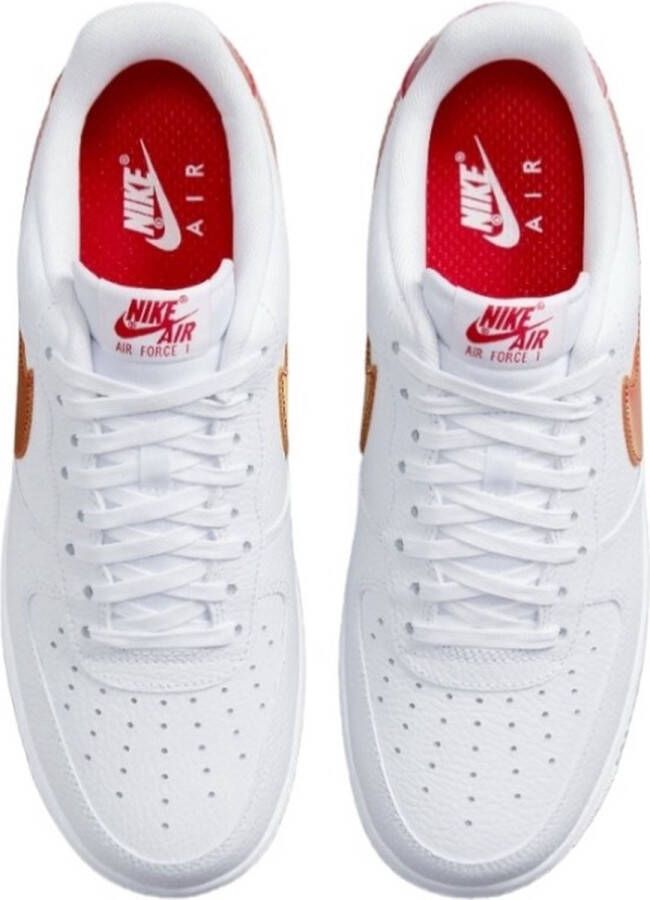 Nike Air Force 1 '07 Wit Rood - Foto 2
