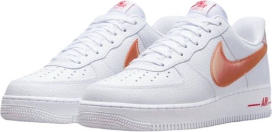 Nike Air Force 1 '07 Wit Rood - Foto 4