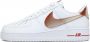 Nike Air Force 1 '07 Wit Rood - Thumbnail 5